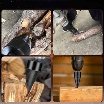 2 ШНЕКОВЫХ СВЕРЛА 32 ММ 42 ММ ДЛЯ РАСКОЛКИ ДРЕВЕСИНЫ + 3 ПЕРЕХОДНИКА