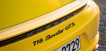 PORSCHE ZNAK ZNAKY BOXER 911 718 ČERNÁ LESK VÍKO KUFRU ZADNÍ