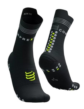COMPRESSPORT Skarpetki do biegania wysokie ProRacing Socks V4 FLASH T1