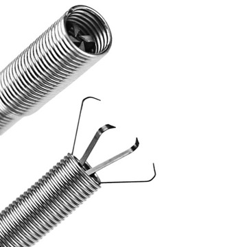 ПРУЖИННЫЙ ГИБКИЙ ЗАХВАТ ДЛЯ БОЛТОВ И ЗАХВАТОВ ДРЕНАЖНОЙ ТРУБЫ 60 СМ МЕТАЛЛ