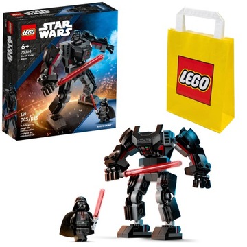 KLOCKI LEGO STAR WARS 75368 MECH DARTHA VADERA PREZENT DZIEN DZIECKA +TORBA