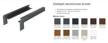 Внешний подоконник СТАЛЬ, цвета на выбор, 37,5 см