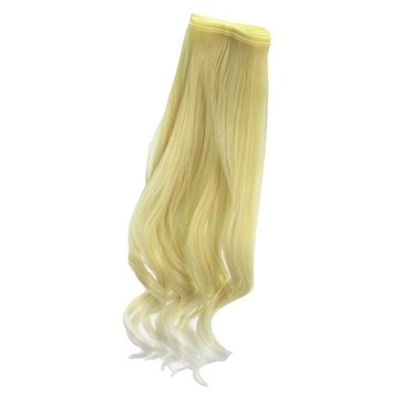 25x100cm BJD/lalka DIY długie loki blond
