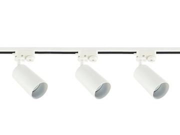 Zestaw Szynoprzewód 3x Lampa Oprawa GU10 Szyna 1,5m Listwa 1-Fazowa