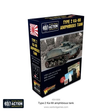 BOLT ACTION Japanese Type 2 Ka-Mi Amphibious Tank