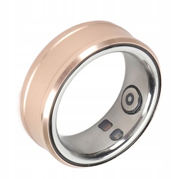 INTELIGENTNY PIERŚCIEŃ SMART RING NFC MONITOROWANIE PRZEZ CAŁY DZIEŃ ZŁOTY