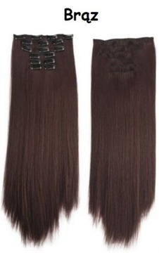 Светлые волосы для наращивания на ЗАЖИМАХ 60 см, как НАТУРАЛЬНЫЕ