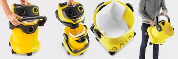 МОЩНЫЙ ПРОМЫШЛЕННЫЙ ПЫЛЕСОС WD5 КОМПЛЕКТ KARCHER XXL