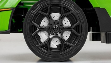 Мотоцикл, машина с толкачом, Lamborghini Essenza SCV12, зеленый