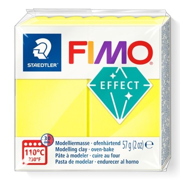 Fimo Effect MASA PLASTYCZNA NEON ŻÓŁTY 57g 8010-101