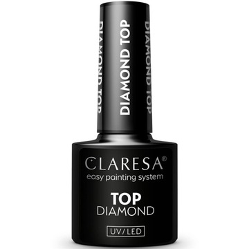 Claresa Top Diamond No Wipe Hybrydowy Połysk 5ml