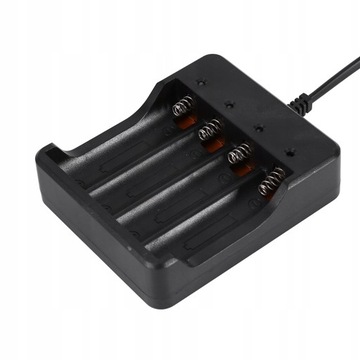 ŁADOWARKA UNIWERSALNA DO OGNIW AKUMULATORÓW 4x18650 LED BATERIA WSKAŹNIK