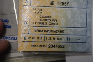 Ford Transit Connect II VAN 1.5 TDCi 100KM 2017 FORD TRANSIT CONNECT 2017 1.5 TDCI 100KM HAK F-vat, zdjęcie 13