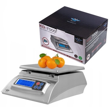 WAGA GASTRONOMICZNA ELEKTRONICZNA SKLEPOWA KUCHENNA 7kg 1g LCD SENSORWAG