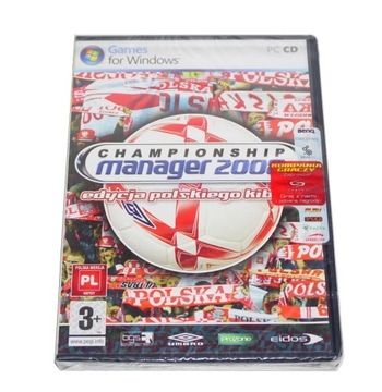 CHAMPIONSHIP MANAGER 2008 PREMIEROWE NOWA FOLIA BOX PL PC