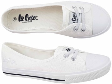 LEE COOPER BALLERINAS LCW 23 31 1791 BUTY TRAMPKI TENISÓWKI BALERINY BIAŁE