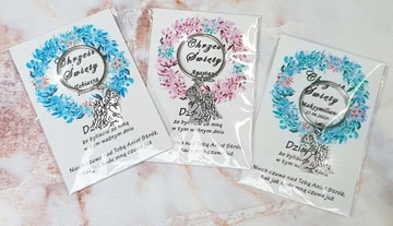 Спасибо вашим гостям брелок КРЕЩЕНИЕ АНГЕЛА ПЕРСОНАЛИЗИРОВАННЫЕ СУВЕНИРЫ