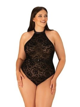 BIELIZNA-SOFTILY BODY CZARNE 2XL/3XL