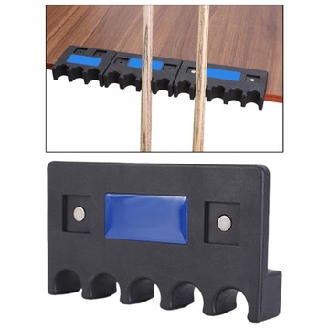 Стойка для бильярдного кия Противоскользящий многофункциональный держатель для бильярдного кия, 5 лунок