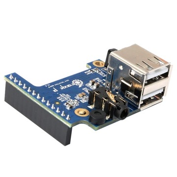 Płytka rozszerzenie do Orange Pi Zero 2 / Podczerwień + 2x USB 2.0 + audio