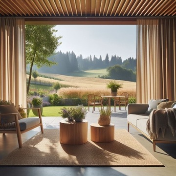 5m Z17 KARNISZ LINKA LINKOWY DO ZASŁON TARASOWYCH OGRODOWYCH NA TARAS