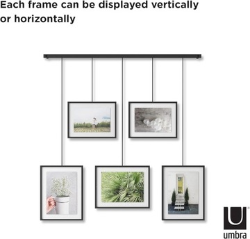 Набор рамок для коллажей, черные, 68 x 71 x 7,5 см