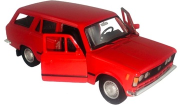 FIAT 125P KOMBI MODEL METAL WELLY 1:34 CZERWONY
