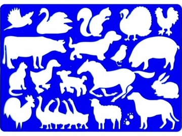 НАБОР ШАБЛОНОВ ДЛЯ РИСОВАНИЙ ЖИВОТНЫХ ДЛЯ ДЕТЕЙ