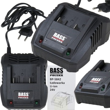 BASS POLSKA ŁADOWARKA BATERI LiIon AKUMULATORA 24V