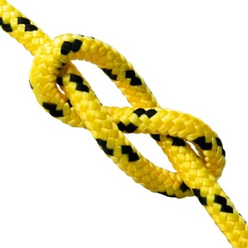 Lina Linka polipropylenowa pleciona żeglarska ŻÓŁTA 18mm 30m