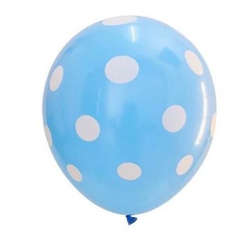 Balon grochy groszki NIEBIESKI myszka mickey miki