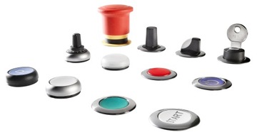 M22-WRLK-R 2-позиционный переключатель красный с разъемом Po