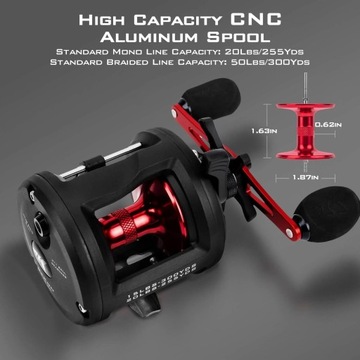 Множитель Kastking Rekon 2000 — 5,3:1 — слева