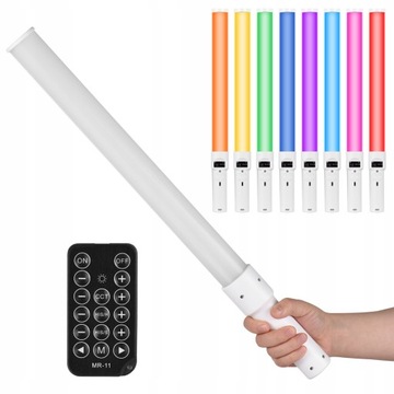 Andoer D3 Handheld RGB Light Tube Światło LED do
