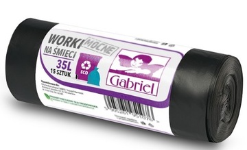 WORKI CZARNE MOCNE 35L /15 SZTUK