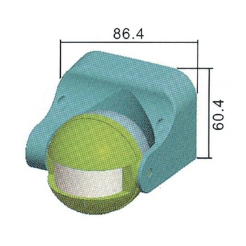 J16 EMOS G1120 - PIR датчик движения белый IP44 12м