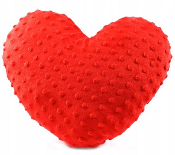 SERCE CZERWONA PODUSZKA PREZENT NA WALENTYNKI DEKORACJA DOMU SYPIALNI