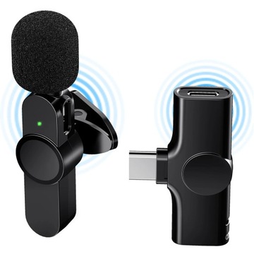 Беспроводной петличный микрофон Bluetooth с дистанционным управлением