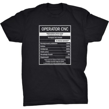 Etykieta GDA Operator CNC Koszulka Dla Operatora
