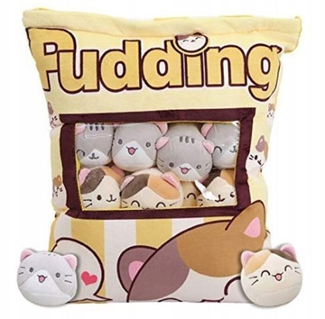 PODUSZKA PUDDING Z MASKOTKAMI DO RZUCANIA WZORY