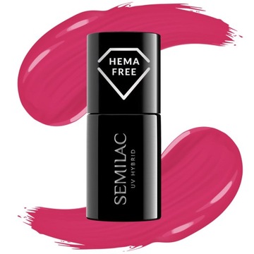 SEMILAC 437 Warm Raspberry Lakier Hybrydowy 7ml