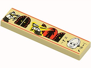 LEGO Płytka 1x4 gładka 2431px4 Adventurers