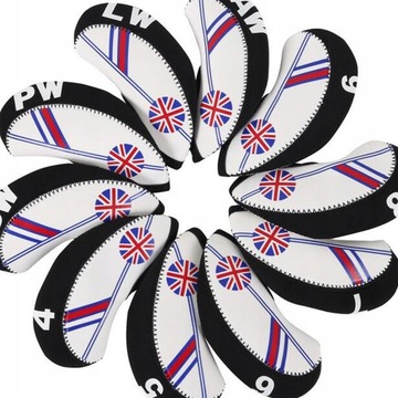 10. Железный головной убор для гольфа, клюшка для гольфа, 4–9, AW, PW,