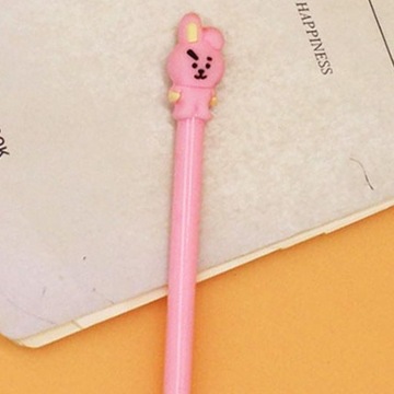 Симпатичная черная мультяшная ручка