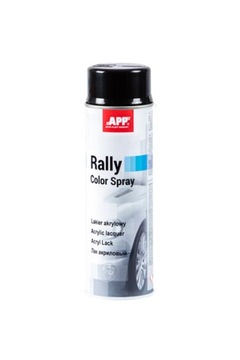 APP lakier akrylowy czarny połysk 500ml spray