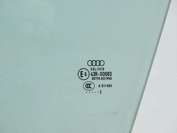 SKLO (OKNO) BOČNÍ DVEŘE LEVÝ PŘEDNÍ AUDI A6 C7 4G KOMBI 2012R