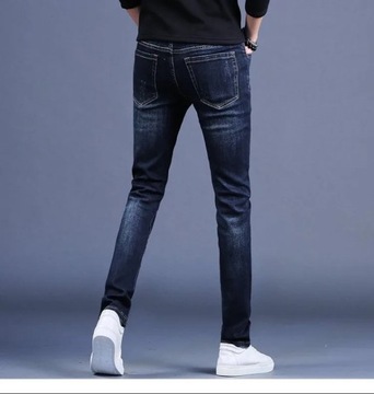 High Quality Men’s Classic Style Blue Denim Pants