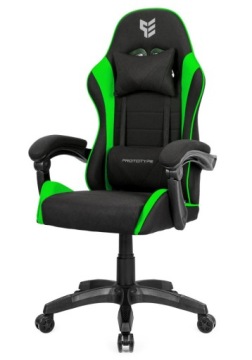 Herní otočná židle Hero Enzo Green Fabric