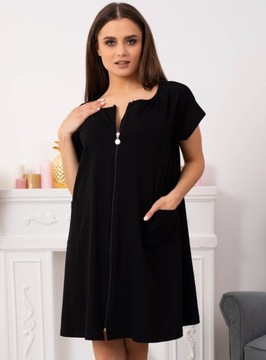 KOSZULA NOCNA CIĄŻOWA DO KARMIENIA NA ZAMEK 4XL