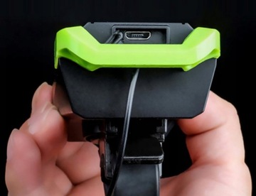 Mocna Lampa Rowerowa Przednia LED Przód USB Jasna Lampka Licznik Dzwonek